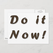 doen briefkaart (Voorkant / Achterkant)