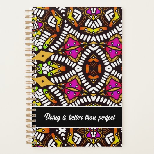 Doen is beter dan perfecte Planner (Voorkant)