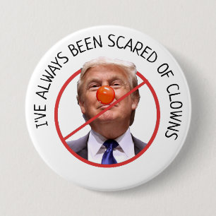 Doen schrikken van Clowns AntiDonald Trump Button
