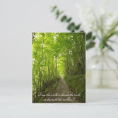 Does the walker choose the path ? Carte postale (Debout devant)