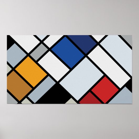 Doesburg - Contra-Compositie van Dissonanties Poster (Voorkant)