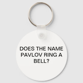 DOET DE NAAM PAVLOV RING EEN BELL SLEUTELHANGER