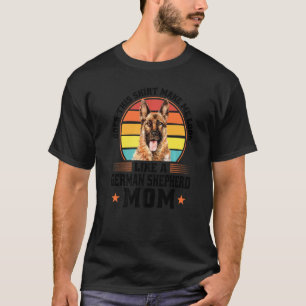 Doet Deze Duitse Herders Moeder Hond Huisdier Eige T-shirt