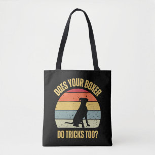 Doet je bokser ook trucs? draagtas