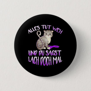Doet pijn en je zegt lachen familie fibromyalgie A Ronde Button 5,7 Cm