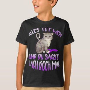 Doet pijn en je zegt lachen familie fibromyalgie A T-shirt