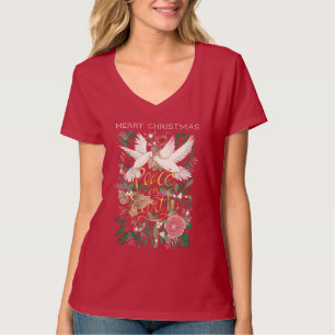 Doet vrede op aarde florood t-shirt