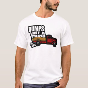 Dof als een vrachtwagen t-shirt