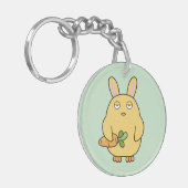 Dof kuiken, slappe oren sleutelhanger (Voorkant Links)