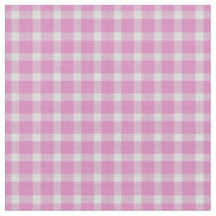 Doffe roze geruite karostof gingham stof