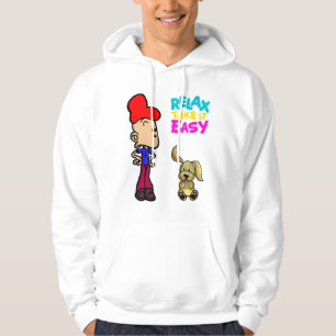 DOG1, RELAX NEEM HET EENVOUDIGE KANS HOODIE