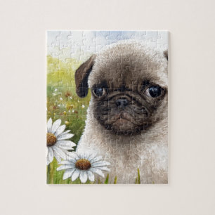 Dog 114 Puppy Pug Legpuzzel