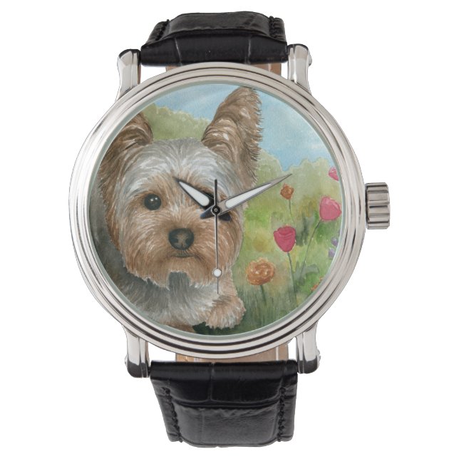 Dog 117 Yorkshire Horloge (Voorkant)