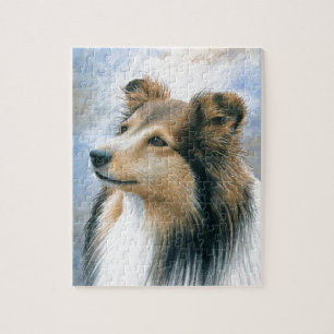 Dog 122 Sheltie Collie Legpuzzel