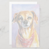 Dog 2 briefpapier (Voorkant / Achterkant)