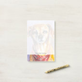 Dog 2 post-it® notes (Op bureau)