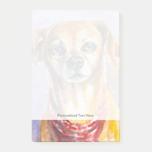 Dog 2 post-it® notes (Voorkant)