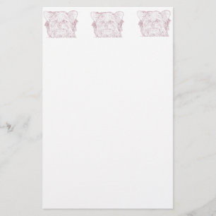 Dog 4 Schets, bakkerij Briefpapier