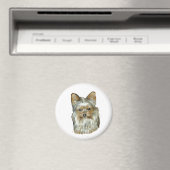Dog 4B, Yorkshire Terrier, Magnet Magneet (Insitu (Vaatwasser))