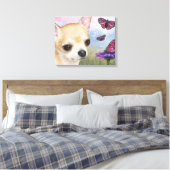 Dog 92 Stretched Canvas Afdruk (Insitu (Slaapkamer))