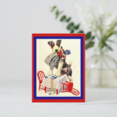 DOG AANPASSEN EN TEPARTIJ DOLEN INVITE ~ EZ2CUSTOM KAART (Staand voorkant)