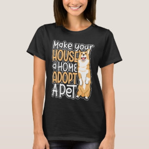 Dog Adoption Animal Rescue Animal Rights Rescue an T-shirt