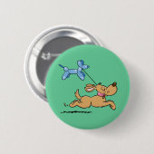 Dog afspelen ronde button 5,7 cm (Voorkant /achterkant)