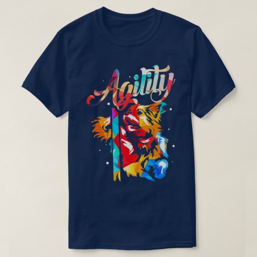Dog Agility 3 T-shirt (Design voorkant)