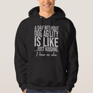 Dog Agility grappige gift Hoodie