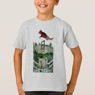 Dog Agility Painting T-shirt