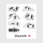 Dog Agility Stickers (Vel)