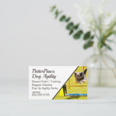 Dog Agility Visitekaartje (Staand voorkant)