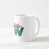 Dog Alphabet W Mok (Voorkant rechts)