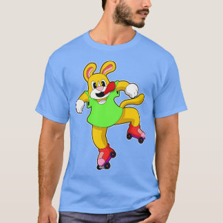 Dog als gealigneerde Skater met gealigneerde Schaa T-shirt
