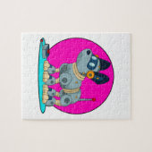 Dog als Robot Legpuzzel (Horizontaal)