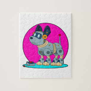 Dog als Robot Legpuzzel