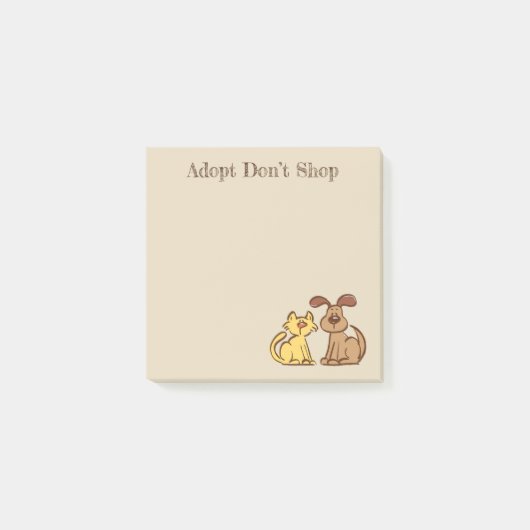 Dog and Cat Post-it Notes (Voorkant)