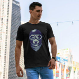 Dog Animal Motorcycle Helmet T-shirt