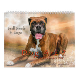 DOG ART #2 Large & Small Breeds Kalender