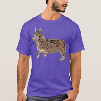 Dog Art Corgi T-shirt