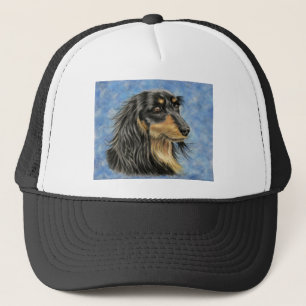 Dog Art - Long Hazard Dachshund Art Marcus Trucker Pet
