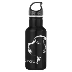 Dog Art Newfoundland Pup Sport Bottle Waterfles