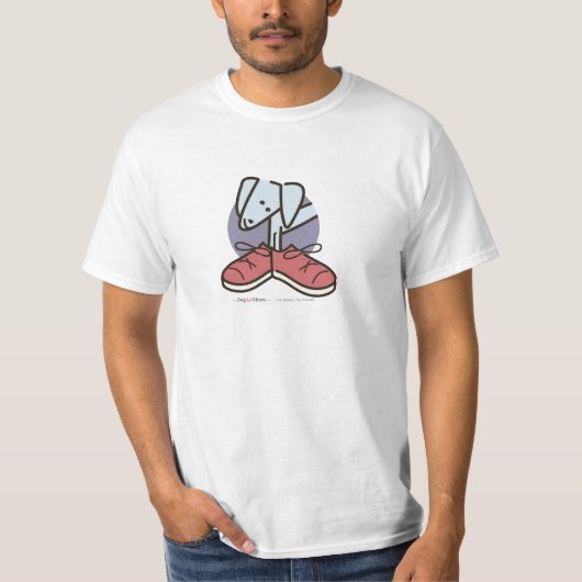 Dog Art Shoes T-shirt (Voorkant)