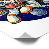 Dog Astronaut, space dog Poster (Hoek)