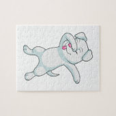 Dog at Hip Hop Dance Dab Legpuzzel (Horizontaal)