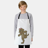 Dog at Yoga Fitness Schort (Gedragen)