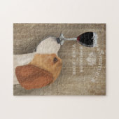 Dog Au Vin Beagle Legpuzzel (Horizontaal)