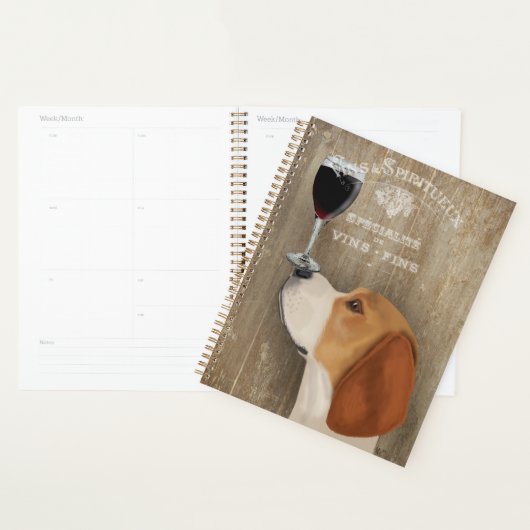 Dog Au Vin Beagle Planner (Display)