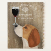 Dog Au Vin Beagle Planner (Achterkant)