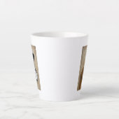 Dog Au Vin Boxer Latte Mok (Voorkant)